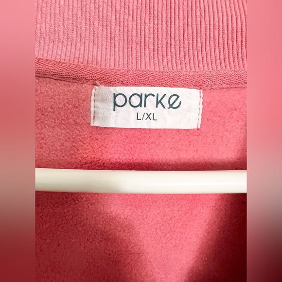 Parke Varsity Mock neck Sweatshirt Size L/XL - Picture 4 of 5